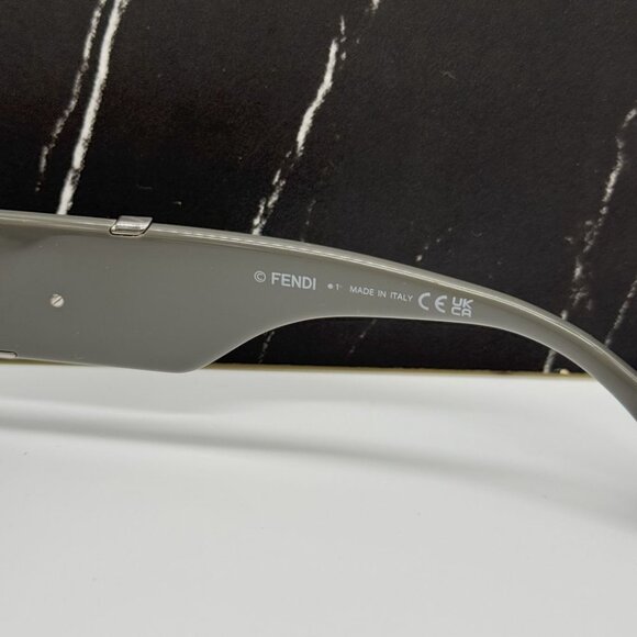 NEW FE40131I 20E FENDI SQUARE BROWN MEN FENDI SUNGLASSES - Picture 11 of 12